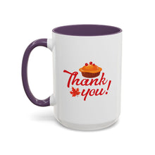 Load image into Gallery viewer, Accent Coffee Mug - Thank you
