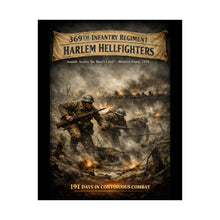 Load image into Gallery viewer, Matte Poster - 369th Infantry Regiment - Assault across No Man's Land - WWI - Poster
