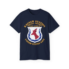 Load image into Gallery viewer, Navy Kagnew Station Eritrea Logo Tee — United States Navy Vintage Military T-Shirt
