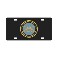 Load image into Gallery viewer, Army - 2nd Infantry Regiment Branch - Do Not Touch Me - Philippine-American War X 300 Classic License Plate
