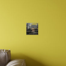 Load image into Gallery viewer, Acrylic Wall Art Panel - US Tank Destroyer - M10 Wolverine Battles a German Panzer Tank
