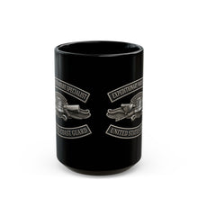Load image into Gallery viewer, Black Mug  (15oz) - USCG - Expeditionary Warfare Specialist w txt - 3D - Enhanced
