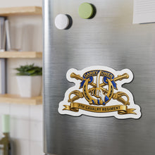 Load image into Gallery viewer, Die-Cut Magnet - Army - 7th Cavalry Regiment w Br - Ribbon - 3D - Enhanced

