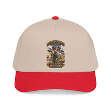 Load image into Gallery viewer, Mid Profile Baseball Cap - Army - Todays Buffalo Soldiers in Iraq - OIF - Cavalrymen at War  w IRAQ SVC - 3D - Enhanced
