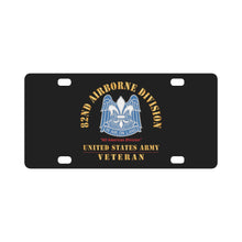 Load image into Gallery viewer, Army - DUI - 82nd Airborne Division - All American Division - US Army Veteran X 300 Classic License Plate

