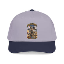 Load image into Gallery viewer, Mid Profile Baseball Cap - Army - Todays Buffalo Soldiers in Iraq - OIF - Cavalrymen at War  w IRAQ SVC - 3D - Enhanced
