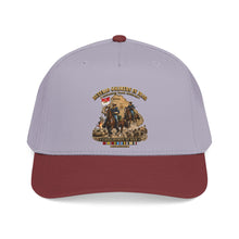 Load image into Gallery viewer, Mid Profile Baseball Cap - Army - Buffalo Soldiers in Iraq - OIF - Cavalrymen at War  w IRAQ SVC - 3D - Enhanced
