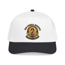 Load image into Gallery viewer, Mid Profile Baseball Cap - 2nd General Hospital - Landstuhl Germany - Black - 3D - Enhanced
