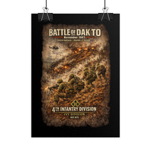 Load image into Gallery viewer, Rolled Posters - 4th Infantry Division - Battle of Dak To - 1967
