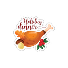Load image into Gallery viewer, Die-Cut Stickers - Holiday Dinner
