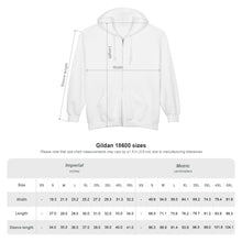 Load image into Gallery viewer, Unisex Heavy Blend™ Full Zip Hooded Sweatshirt - Sapeurs Pompiers Paris
