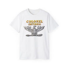 Load image into Gallery viewer, Unisex Ultra Cotton Tee - Colonel - Retired - 3D - Enhanced
