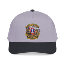 Load image into Gallery viewer, Mid Profile Baseball Cap - Army - 442nd Airborne Infantry Regimental Combat Team - 3D - Enhanced with EUR WWII SVC
