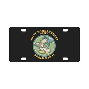 AAC - 401st Bombardment Group - WWII X 300 Classic License Plate