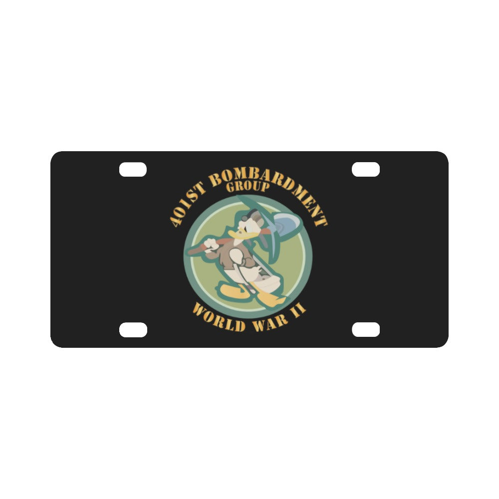 AAC - 401st Bombardment Group - WWII X 300 Classic License Plate