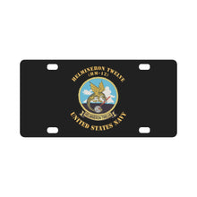 Load image into Gallery viewer, Navy - Helmineron Twelve (HM-12) X 300 Classic License Plate
