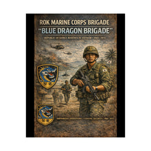 Load image into Gallery viewer, Matte Poster - Korea - ROK Marine Brigade - Blue Dragons
