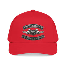 Load image into Gallery viewer, Mid Profile Baseball Cap - USCG - Cutterman - Enlisted w txt - 3D - Enhanced
