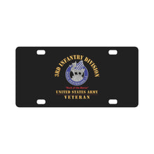 Load image into Gallery viewer, Army - DUI - 3rd Infantry Division - Rock of the Marne - US Army Veteran X 300 Classic License Plate
