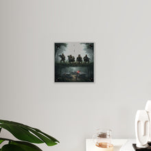 Load image into Gallery viewer, Acrylic Wall Art Panel - Jungle Drug Lab Destruction wo Explosions
