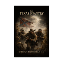 Load image into Gallery viewer, Matte Poster - 1st Texas Infantry in the cornfield - Poster
