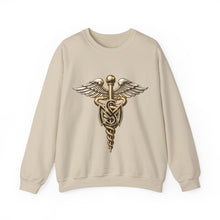 Load image into Gallery viewer, Crewneck Sweatshirt - Army Medical Service Corps (MS) Branch Insignia - 3D - Enhanced
