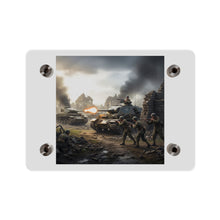 Load image into Gallery viewer, Acrylic Wall Art Panel - Tank Destroyer - M10 Wolverine vs German Panzer Tank
