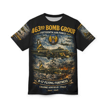 Load image into Gallery viewer, 463rd Bombardment Group WWII Tribute Tee — "Fortress in the Sky"

