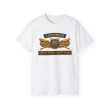 Load image into Gallery viewer, Unisex Ultra Cotton Tee - USCG - Coxswain - Auxiliary w txt - 3D - Enhanced
