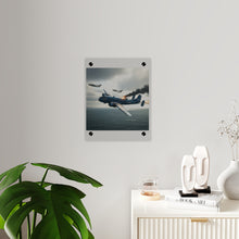 Load image into Gallery viewer, Acrylic Wall Art Panel - April 8, 1950, Baltic Sea - Latvia Soviet fighters shot down a U.S. Navy PB4Y-2 - Liberator - Cold War

