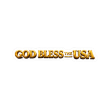 Load image into Gallery viewer, Kiss-Cut Stickers - God Bless the USA - 3D - enhanced
