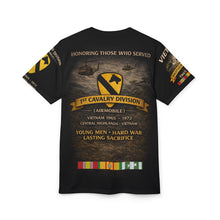 Load image into Gallery viewer, 1st Cavalry Division - Airmobile,  All-Over Print Tee -  Vietnam - 1965 - 1972
