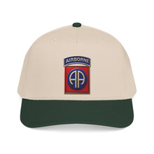 Load image into Gallery viewer, Mid Profile Baseball Cap - Army  - 82nd Airborne Division - SSI wo Txt - 3D - Enhanced
