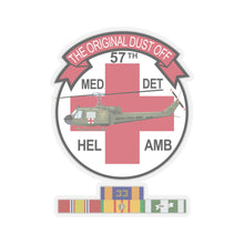 Load image into Gallery viewer, Army - Dust Off MedEvac Helicopter Kiss-Cut Sticker – 'The Original Dust Off' Medical Evac Patch
