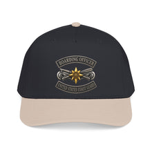 Load image into Gallery viewer, Mid Profile Baseball Cap - USCG - Boarding Officer w txt - 3D - Enhanced
