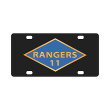 Load image into Gallery viewer, SSI - 11th Ranger Battalion - Ranger Diamond - WWII X 300 Classic License Plate
