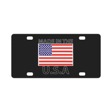 Load image into Gallery viewer, US Flag - Made in the USA - 1 Classic License Plate
