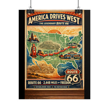 Load image into Gallery viewer, Posters - Route 66 - America Drives West
