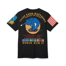 Load image into Gallery viewer, Unisex All Over Print (AOP) - 751st Tank Battalion - Always to Excel - w Tank w SSI WWII Eu Svc
