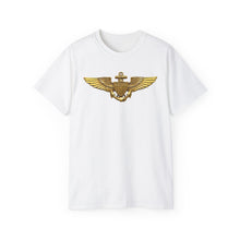 Load image into Gallery viewer, Unisex Ultra Cotton Tee - USCG - Aviator Badge wo txt - 3D - Enhanced
