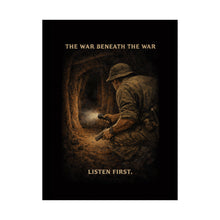 Load image into Gallery viewer, Matte Poster - Into the darkness of Cu Chi - The war beneath the war - Back
