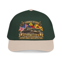Load image into Gallery viewer, Mid Profile Baseball Cap - 4th Armored Division - PATTON'S M60A1 Main Battle Tank - Breakthrough Division
