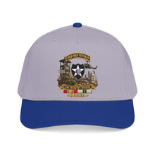 Load image into Gallery viewer, Mid Profile Baseball Cap - Army - 2nd Infantry Division w Br - Ribbon COLD WAR Vet Tab - Korea - 3D - Enhanced
