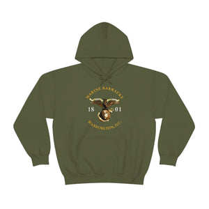 Unisex Heavy Blend™ Hooded Sweatshirt - Marine Barracks - Washington, D.C 1801 X 300