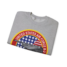 Load image into Gallery viewer, Unisex Heavy Blend Crewneck Sweatshirt - Usaf - B2 - Spirit - Stealth Bomber Wo Txt
