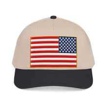 Load image into Gallery viewer, Mid Profile Baseball Cap - Flag - United States - 3D - Enhanced
