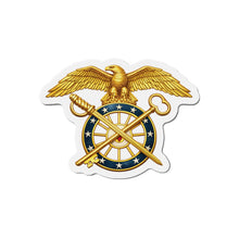 Load image into Gallery viewer, Die-Cut Magnet - Quartermaster Corps Branch Insignia - 3D - Enhanced
