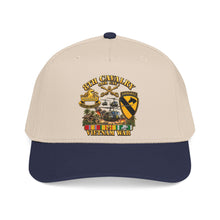 Load image into Gallery viewer, Mid Profile Baseball Cap - Army - 8th Cavalry (Air Cav) - 1st Cav Division w VN SVC - 3D - Enhanced
