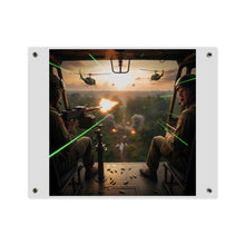 Load image into Gallery viewer, Acrylic Wall Art Panel - VIetnam Hot LZ from Side Door
