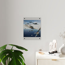 Load image into Gallery viewer, Acrylic Wall Art Panel - Curtis P-40 Kittyhawk w Machine Guns Blazing
